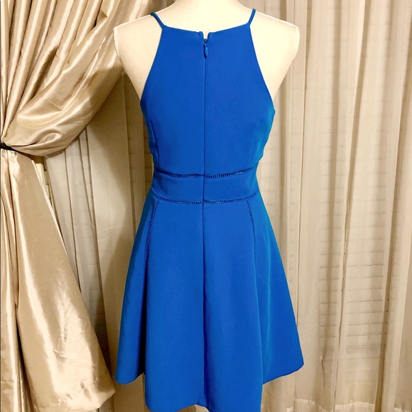 Adelyn Rae Peacock Blue Dress - Picture 3 of 3